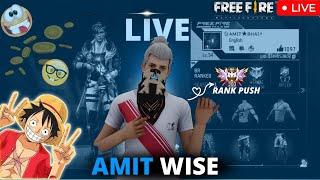 FREE FIRE LIVE DAY #7 |  FREE FIRE BR-RANKED  RANK-PUSH WITH FUNNY  SQUAD ||