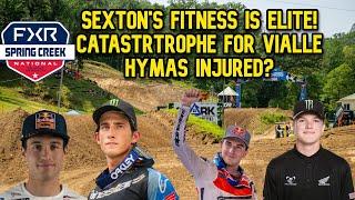 Deegan Hymas Beef | Sexton's Fitness Is Elite! | Disastrous Day For Vialle | Spring Creek MX