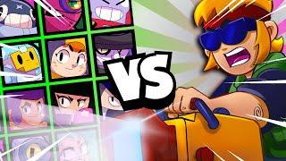 Buster 1v1 Vs Every Brawler |  BEST TANK IN GAME