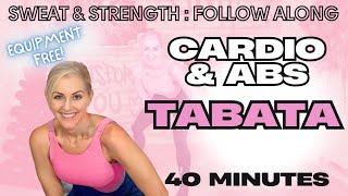 40-Minute Cardio & Abs Tabata Workout 