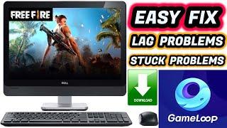 EASY FIX LAG AND STUCK FREE FIRE ON GAMELOOP | How to fix lag or stuck problems on gameloop emulator