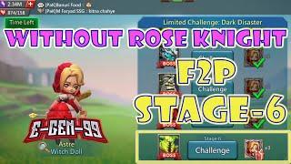 lords mobile limited challenge Witch doll  stage 6 Dark disaster stage 6