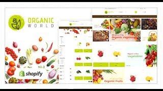 Organic World | Fruits & Vegetables Shopify Theme | Themeforest Download