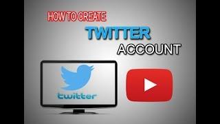 How to create twitter account on computer