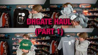 DHGATE CLOTHING HAUL PART 1 (COLE BUXTON, RHUDE, BALENCIAGA AND KAWS FOUND FOR A GREAT PRICE)