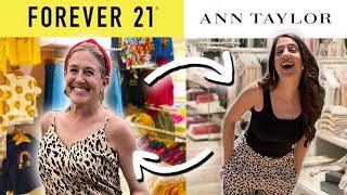 Mother and Daughter Swap Clothing Brands