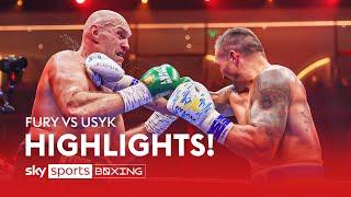 HIGHLIGHTS! Oleksandr Usyk beats Tyson Fury for Undisputed crown 