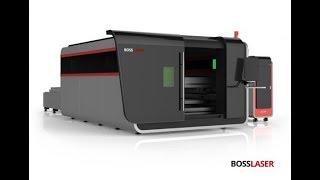 BOSS Fiber Laser Cutter - FC 6012 EXT - 3KW - Cutting 1/4"  Mild Steel