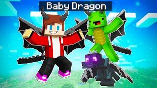 Minecraft But We Turned Into BABY ENDER DRAGONS - Maizen JJ and Mikey