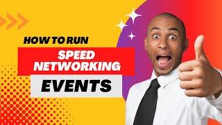 The Expert MC's Guide to Running a Speed Networking Event