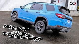 Honda Pilot TrailSport AWD diagonal test: Trail mode is Working!!