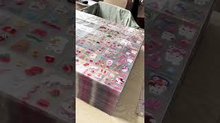 ASMR parking order stickers DIY sticker #stickers #asmrvideos #diysticker