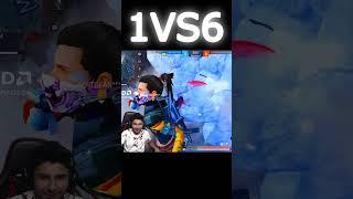 Kya Rex Ka Face Reveal Huga 1vs6 impossible clutch #tufanff #shorts