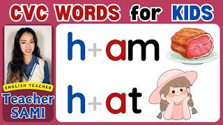 -am   -at CVC Words | Learn with Teacher Sami