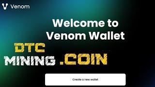 Dot Coin Mining: Venom Wallet Connection Explained