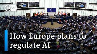 European Parliament debates proposed law on AI regulation | DW News