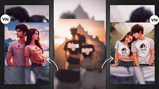 Girl And Boy T Shirt Name Video Editing In Vn App | Couple Name On T Shirt Reels Video Editing In Vn