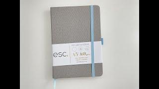 Esc. Goods 160 GSM (thick paper!) dot grid notebook review (Australian Company)