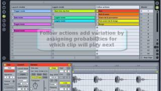 Launching clips and follow actions - Ableton Live