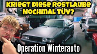 Rostfunde am Opel Rekord Carport Fund! & Bekommt der SciROSTo Tüv (Winterauto)