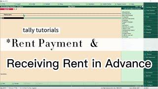 'Advance Rent Payment: Here's How Easily it Can be Done With Tally ERP 9!'