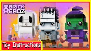 Halloween BrickHeadz Theme Set -LEGO BuildingInstructions   @BrainyNerd