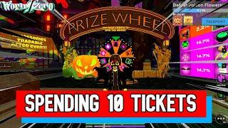 Spending 10 Tickets In World Zero