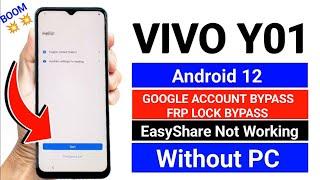 Vivo V2118 Frp Bypass | Vivo Y01 Frp | Vivo Y01 Google Bypass | Vivo Y01 Frp Bypass Android 12 |