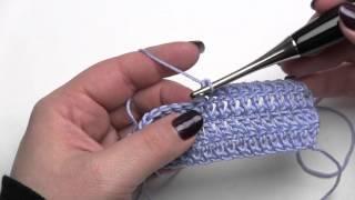 How to Crochet: Twisted Single Crochet (Right Handed)