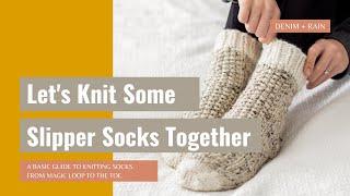 Knitting Socks as a Beginner | A Basic Sock Knitting Guide | Simple and Quick