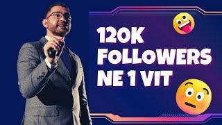 Si te arrish 120k followers ne 1 vit - by Said Dulevic