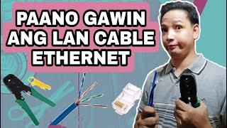 HOW TO MAKE LAN  CABLE ETHERNET (TAGALOG TUT0RIAL)