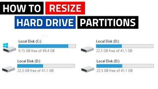 How to Resize Partition | Shrink and Extend Drive Partition in Windows 10