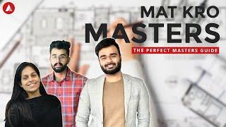 MAT KRO MASTERS!!! | The perfect masters guide | M.Arch is it worth doing?