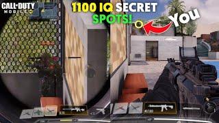 1100 iq sniper spots! Secret sniper spots | Call Of Duty: Mobile