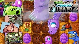 Stomping Brontosaurus & new threats - Jurassic Marsh all normal levels | PvZ 2 AltverZ