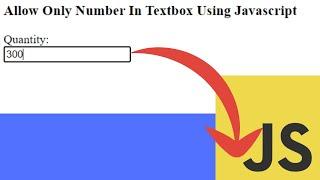 Allow only numbers in a textbox using JavaScript