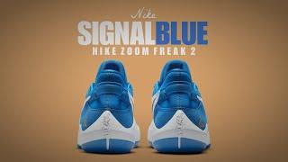 2021 SIGNAL BLUE Nike Zoom Freak 2 DETAILED LOOK