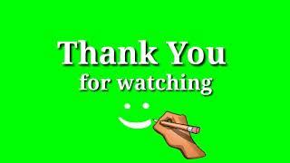 Handwriting green screen effect in Kinemaster [ green screen ] [ thank you for watching ]