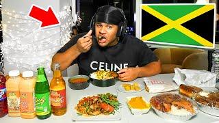 Fanum Does A Jamaican Food MUKBANG!