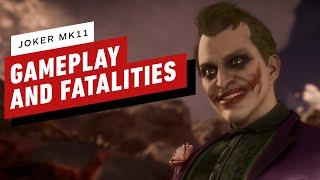 Mortal Kombat 11 - Joker Gameplay and Fatalities