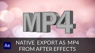 How to Export as MP4 from After Effects (2023)