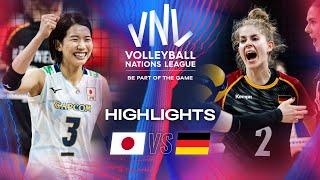  JPN vs.  GER - Highlights | Week 1 | Women's VNL 2024
