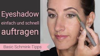 Eyeshadow auftragen einfach und schnell!