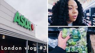 FIRST TIME GROCERY SHOPPING IN A BRITISH SUPERMARKET! // London Vlog #3