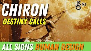 Chiron and  Destiny Point  - All Signs - Human Design