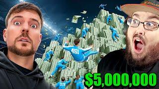 2,000 People Fight For $5,000,000 MrBeast REACTION!!!