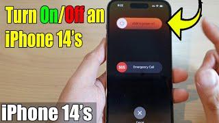 How to Turn On/Off an iPhone 14's / 14 Pro Max/Plus