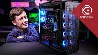 Der FETTESTE Gaming PC, den wir jemals gebaut haben! 22 Lüfter! 6 Liter Flüssigkeit! Corsair 9000D