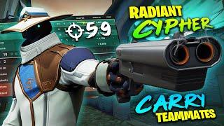 CARRYING My TEAM as CYPHER! | How to carry in RADIANT | Valorant Montage